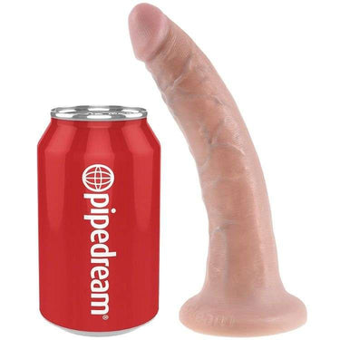 Dildo Realistico King Cock 18 cm, Sicuro e Impermeabile